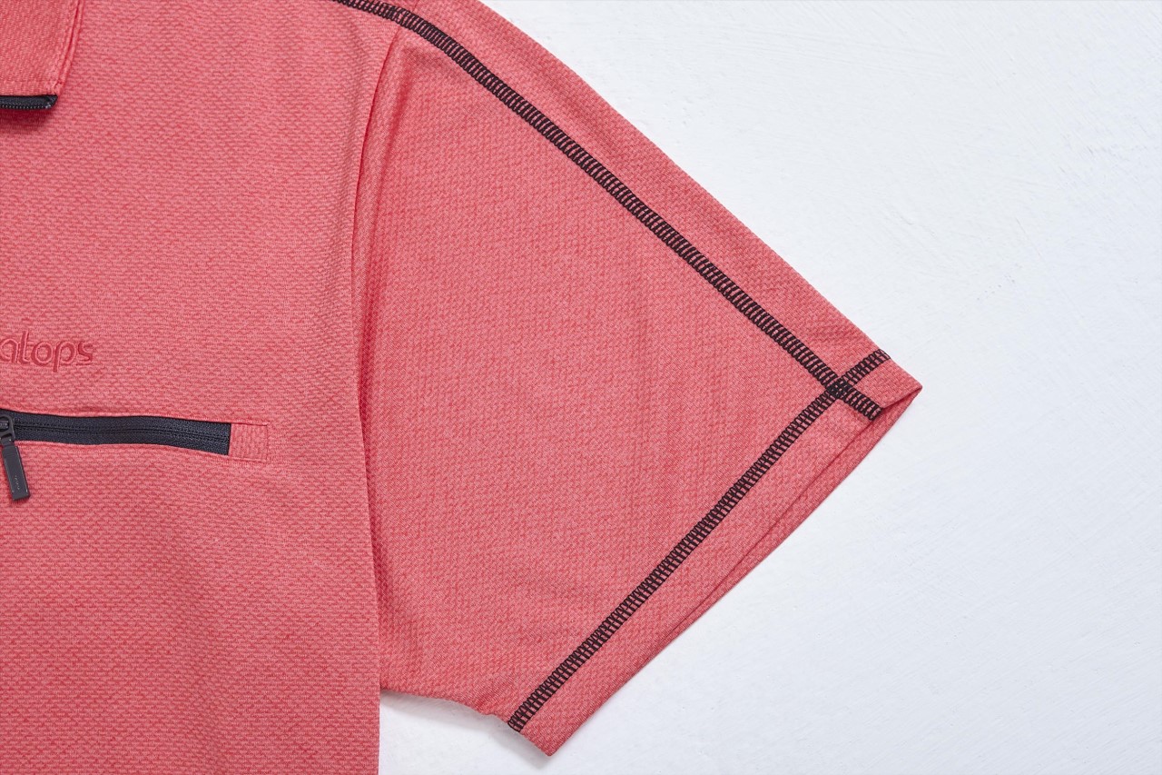 DB-1735 男Coolmax 翻領POLO(拉鍊爬線)