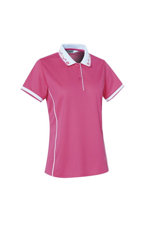DB-1708 女Coolmax POLO(公主線出芽小包袖)