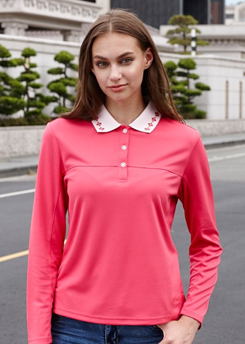 DB-5995 女Thermolite暖衣(前剪接POLO)