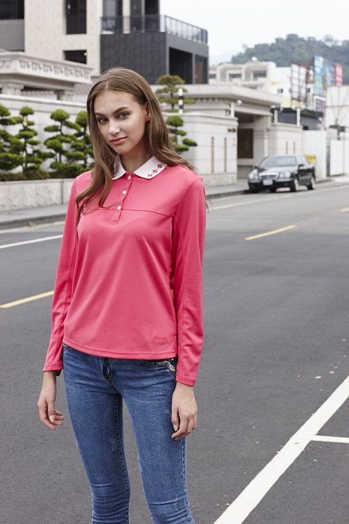 DB-5995 女Thermolite暖衣(前剪接POLO)