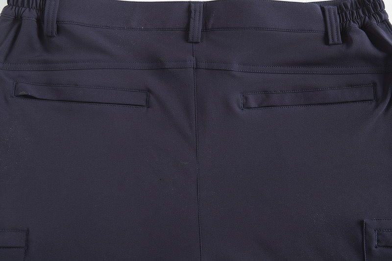 DA-3723 男彈性刷毛長褲(二側拉練口袋)