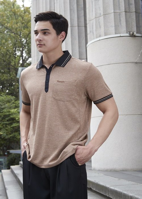 DB-8902 男Coolmax 麻花POLO