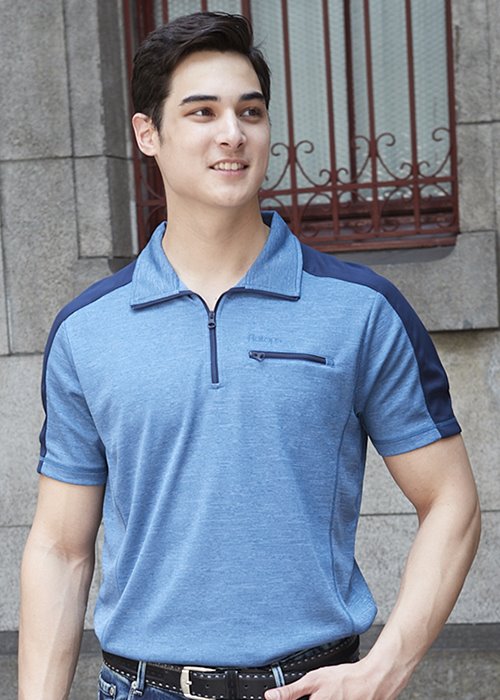 DB-8904 男Coolmax 麻花POLO
