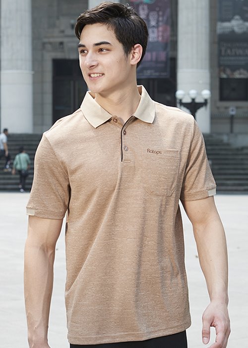 DB-8908 男Coolmax 麻花POLO