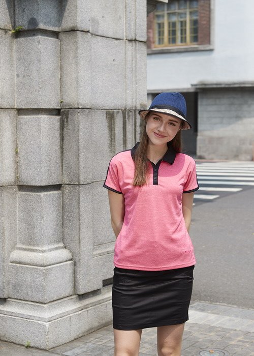 DB-8912 女Coolmax 麻花POLO
