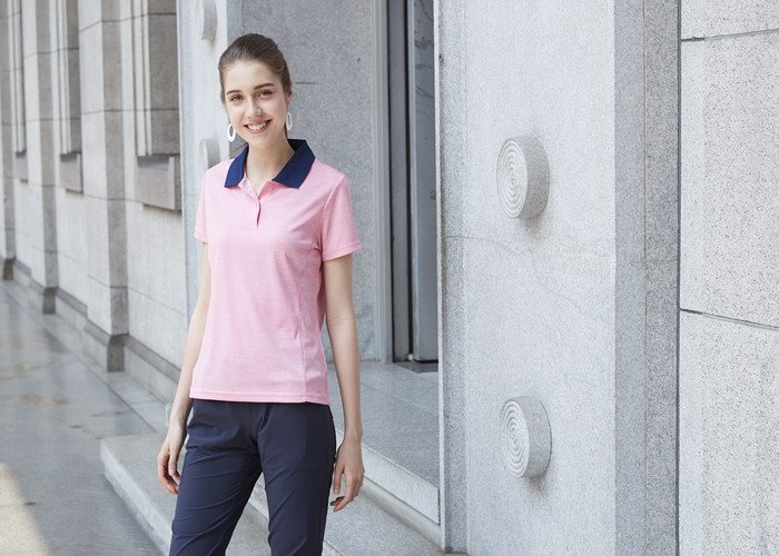 DB-8916 女Coolmax 麻花POLO