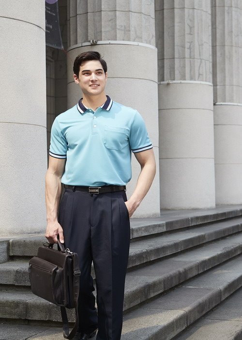 DB-8935 男隔濕紗POLO