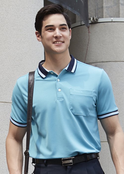 DB-8935 男隔濕紗POLO
