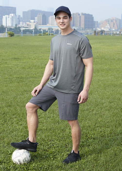 DB-8923 男Coolmax 浪花紗圓領