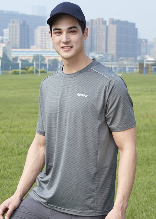 DB-8923 男Coolmax 浪花紗圓領